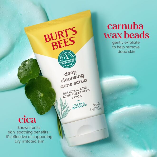 Clear & Balanced Deep Cleansing Acne Scrub with Salicylic Acid
