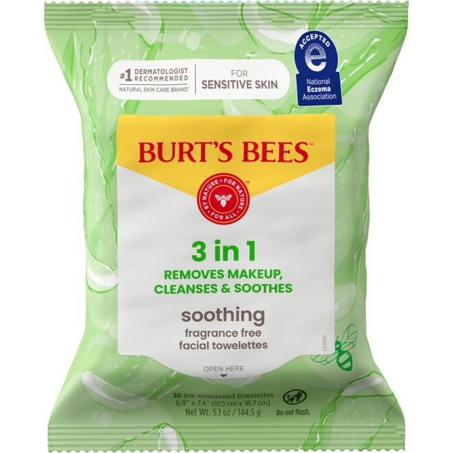 Sensitive Facial Cleansing Towelettes with Aloe Vera