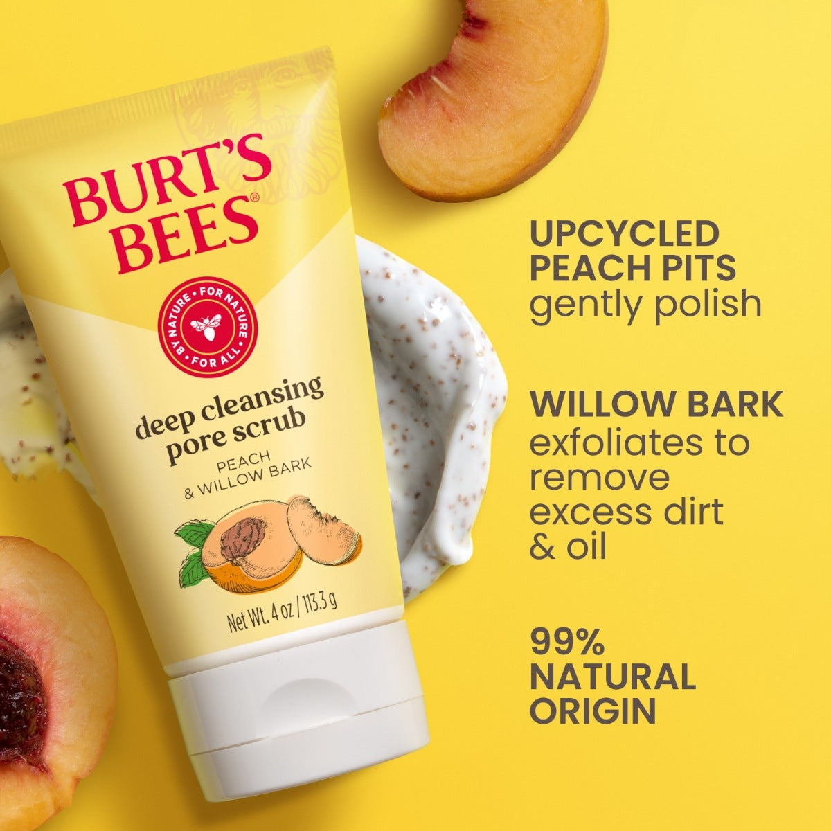 Peach & Willow Bark Deep Pore Scrub
