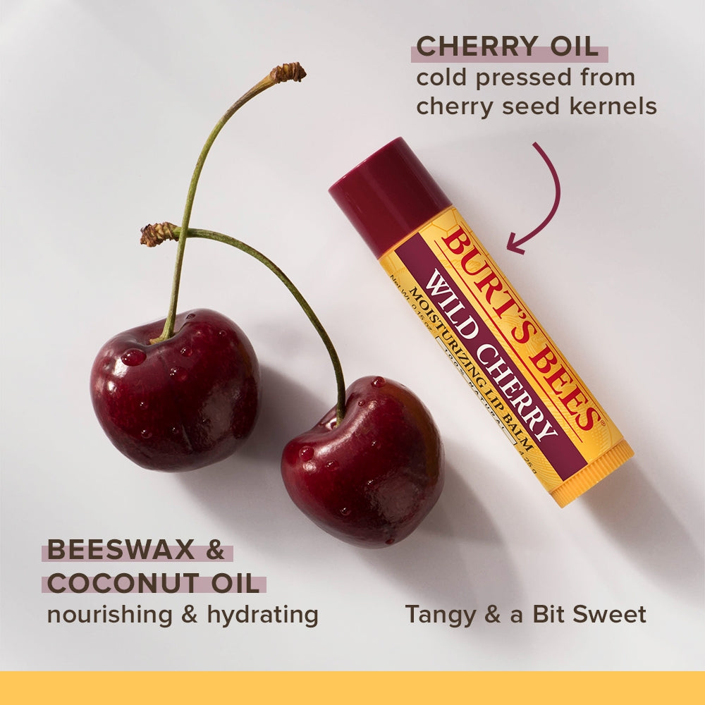 Wild Cherry/Vanilla Bean Lip Balm Twin Pack